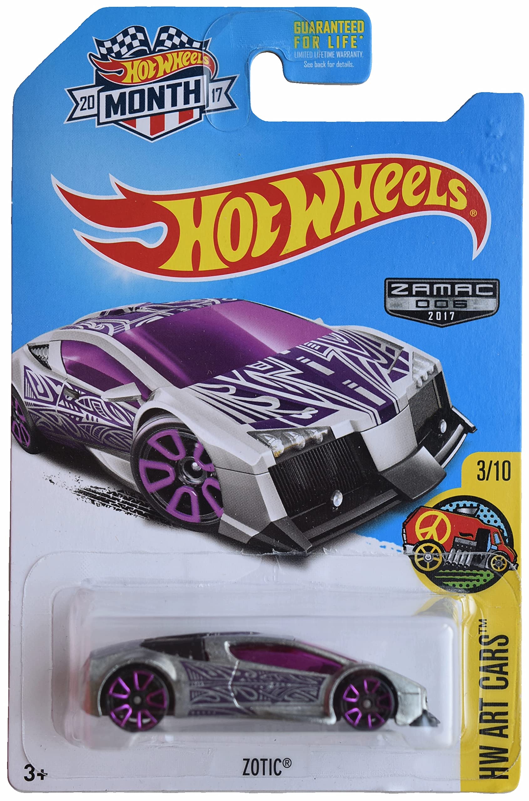 Amazon.com: Hot Wheels Zamac Zotic, HW Art Cars 3/10 : Toys & Games